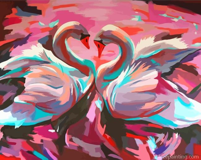 Swans Birds Art Paint By Numbers.jpg