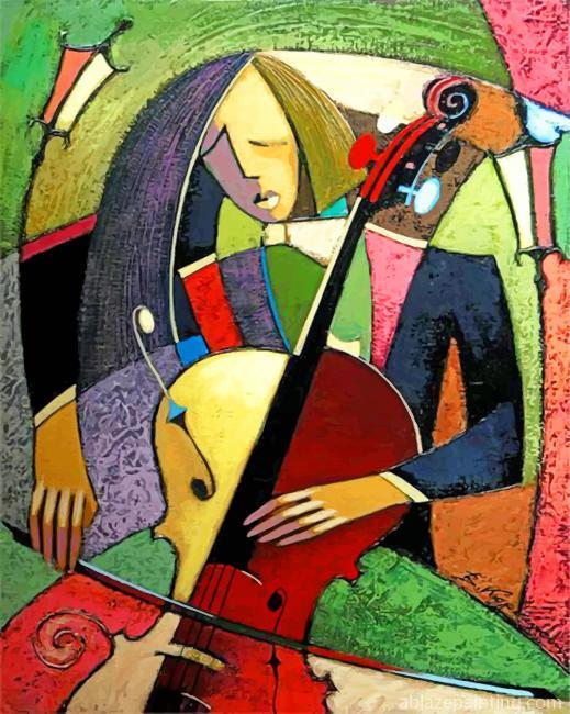 Cubism Violinist Paint By Numbers.jpg