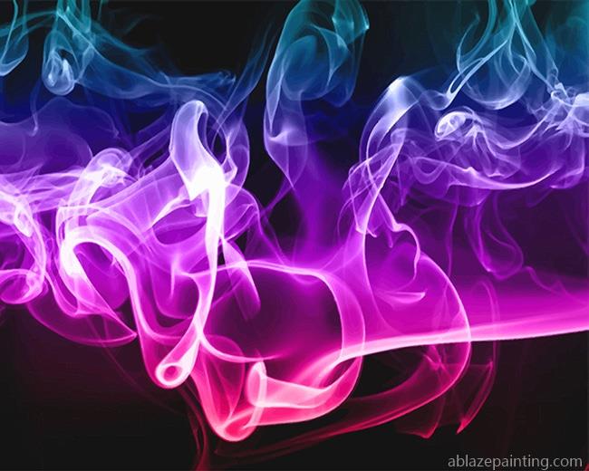 Abstract Colorful Smoke New Paint By Numbers.jpg