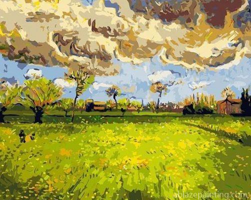 Meadow With Flowers Sky By Van Gogh Paint By Numbers.jpg