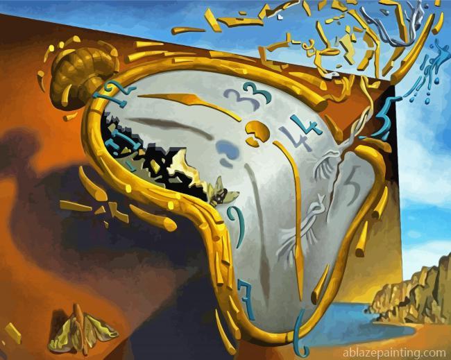 Melting Clock Salvador Dali Paint By Numbers.jpg