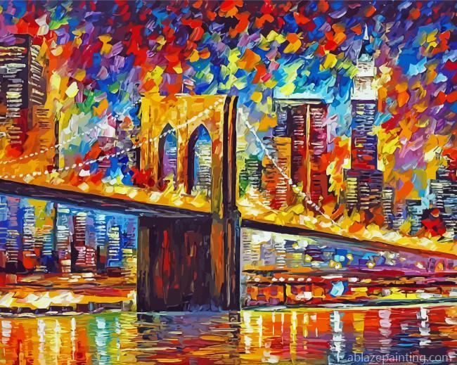 Aesthetic Abstract Colorful Bridge Art Paint By Numbers.jpg