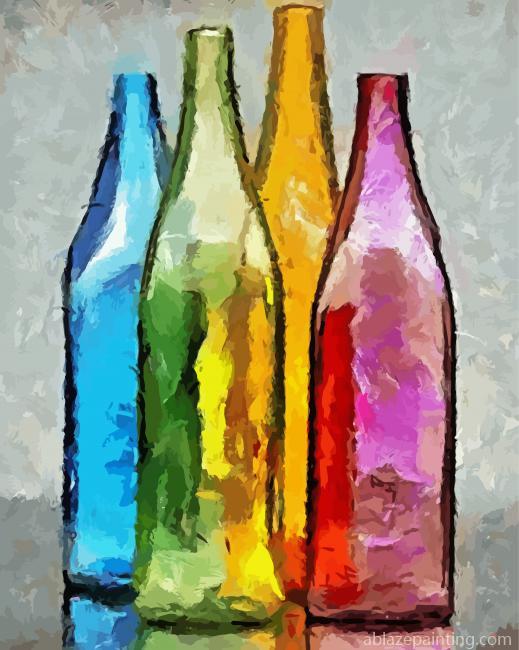 Abstract Four Bottles Paint By Numbers.jpg