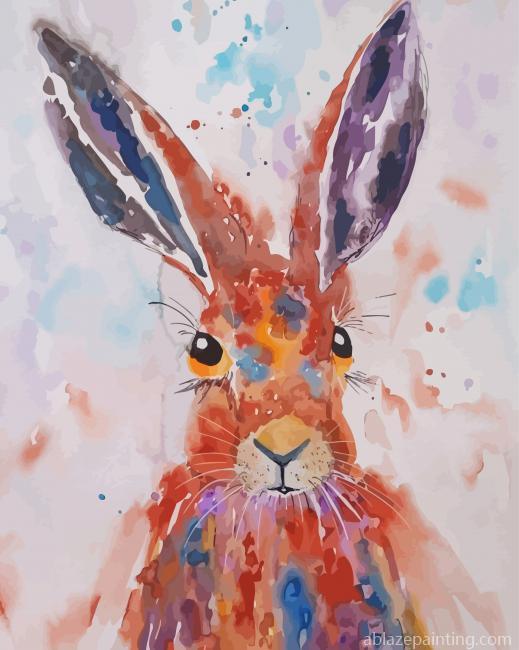 Cool Abstract Hare Paint By Numbers.jpg