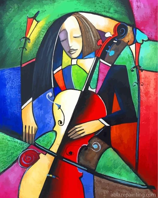 Abstract Cello Player Paint By Numbers.jpg