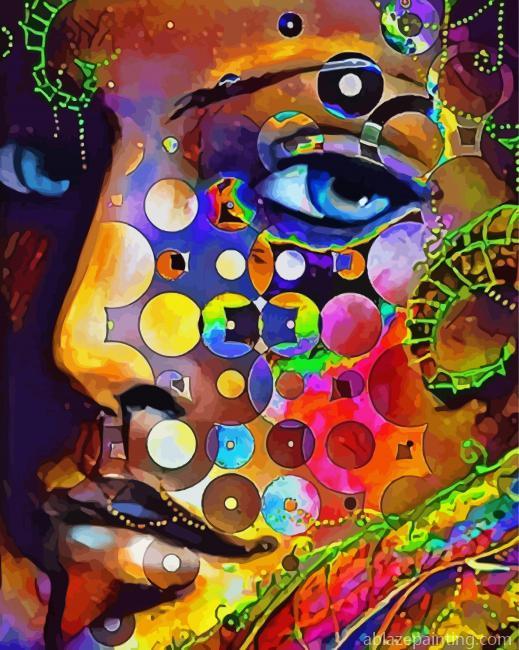 Abstract Psychedelic Head Woman Paint By Numbers.jpg