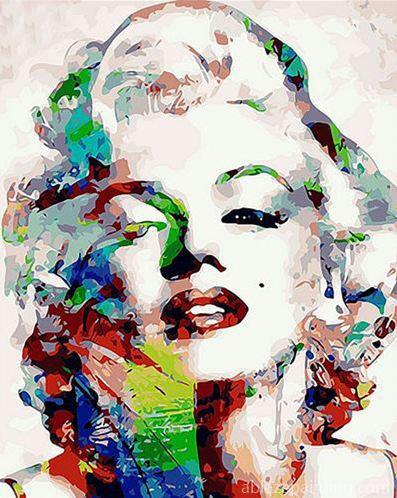 Abstract Marilyn Monroe Paint By Numbers.jpg