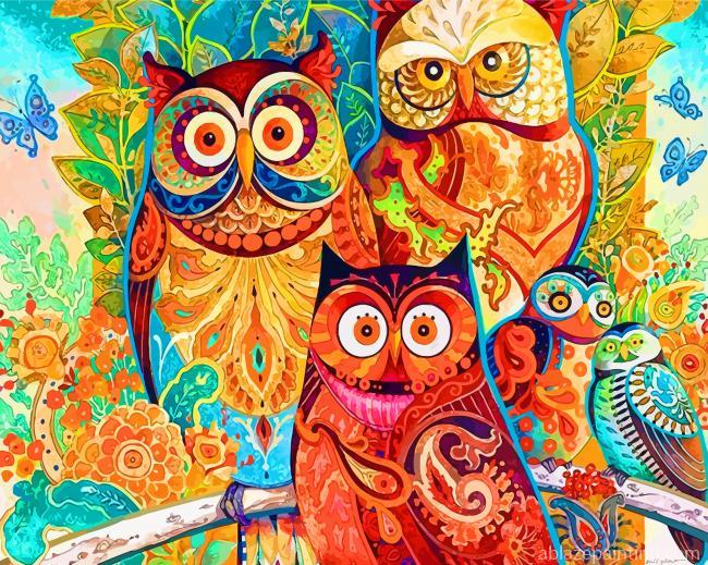 Owls Birds Art Paint By Numbers.jpg