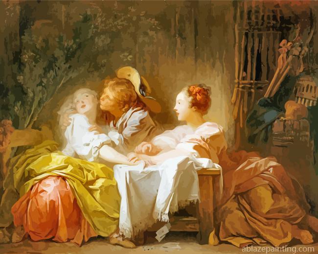 Stolen Kiss By Jean Honore Fragonard Paint By Numbers.jpg