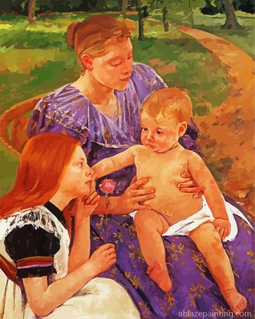 The Family By Mary Cassatt Paint By Numbers.jpg