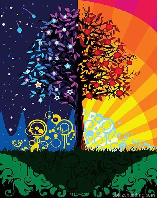 Abstract Colorful Tree Paint By Numbers.jpg