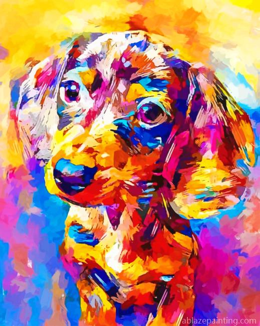 Colorful Dog Animals Paint By Numbers.jpg
