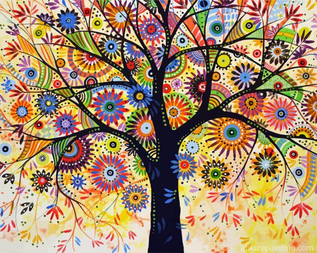 Colorful Abstract Tree Art Paint By Numbers.jpg