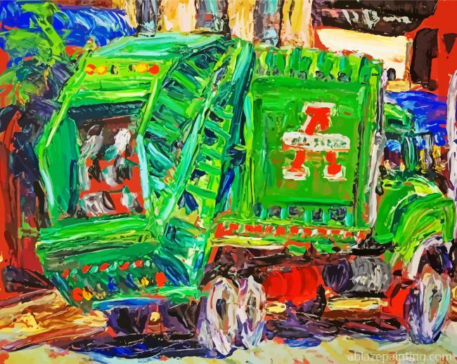 Abstract Garbage Truck Paint By Numbers.jpg