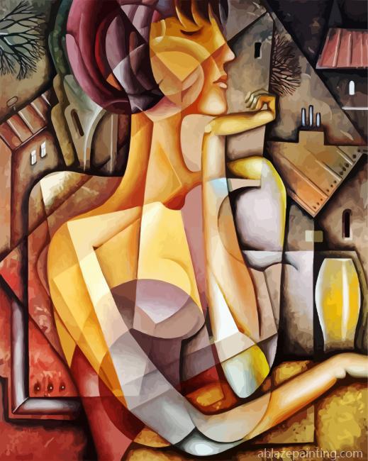 Abstract Cubism Lady Paint By Numbers.jpg