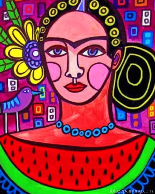 Aesthetic Abstract Frida Kahlo New Paint By Numbers.jpg