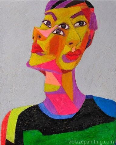 Illusion Woman With Two Faces Cartoon And Animation Paint By Numbers.jpg