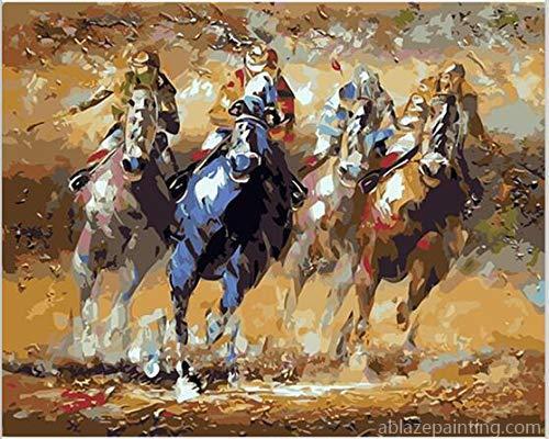 Four Horses Paint By Numbers.jpg