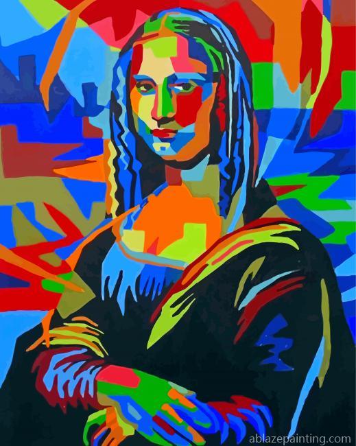 Colorful Mona Lisa Abstract Paint By Numbers.jpg