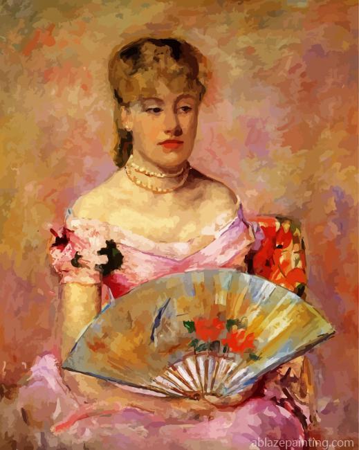 Lady With A Fan Paint By Numbers.jpg
