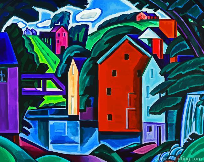 New Jersey Village Oscar Bluemner Paint By Numbers.jpg