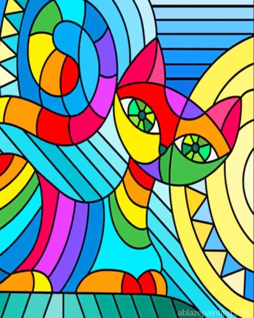 Colorful Cat Pop Art Paint By Numbers.jpg