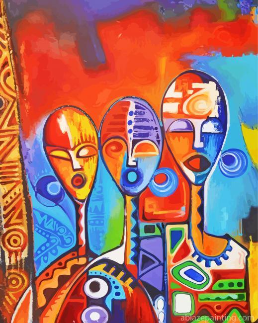 African Abstract People Paint By Numbers.jpg