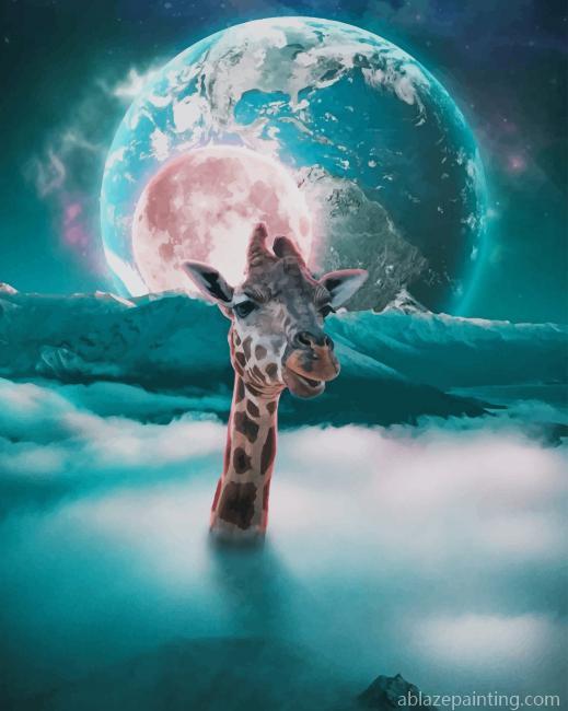 Giraffe In Space New Paint By Numbers.jpg