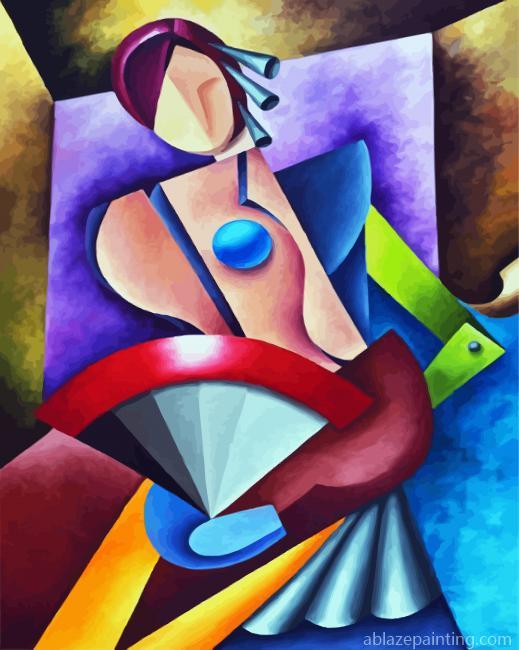 Abstract Cubism Woman Paint By Numbers.jpg