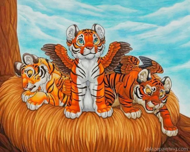 Tigers With Wings New Paint By Numbers.jpg
