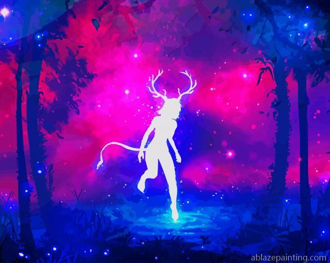 Supernatural Deer Woman New Paint By Numbers.jpg