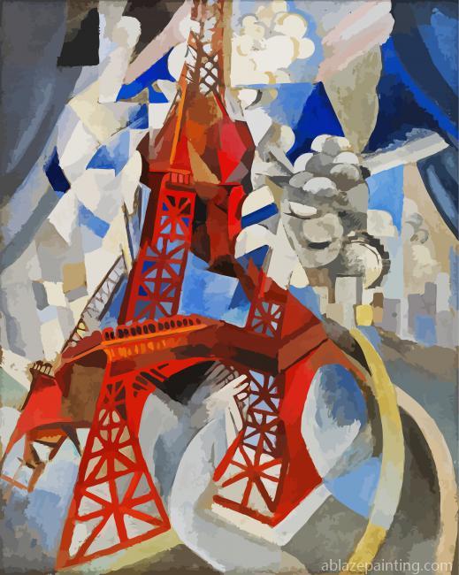 Red Eiffel Tower Paint By Numbers.jpg