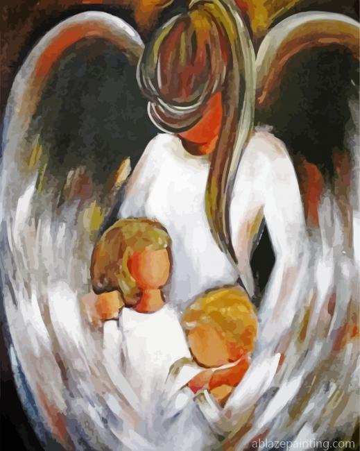 Abstract Guardian Angel Paint By Numbers.jpg