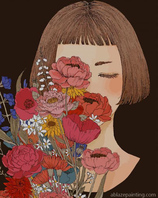 Floral Girl Art New Paint By Numbers.jpg