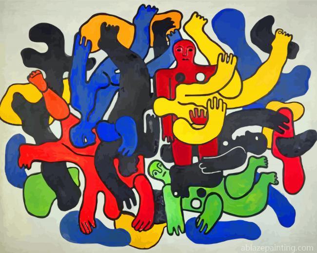 Les Plongeurs Ferand Leger Paint By Numbers.jpg