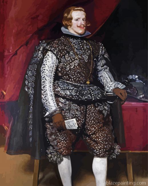 Philip Iv In Brown And Silver Paint By Numbers.jpg