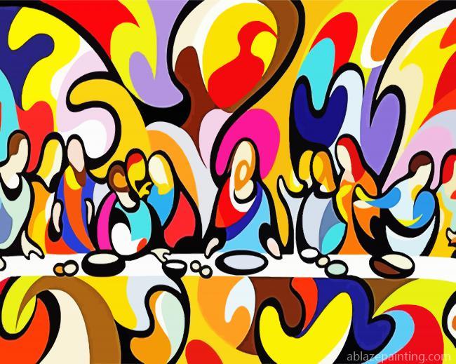 Abstract Last Supper Paint By Numbers.jpg