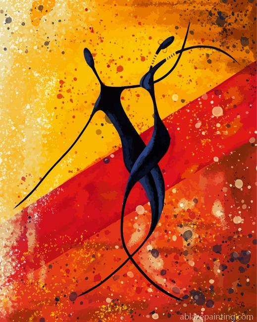 Abstract African Dancers Paint By Numbers.jpg