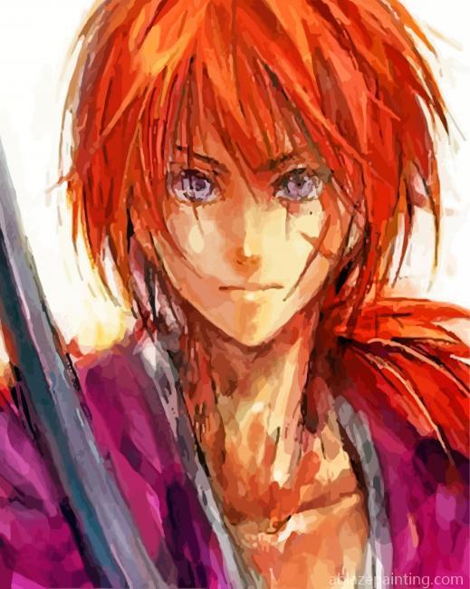 Abstract Kenshin Anime Paint By Numbers.jpg