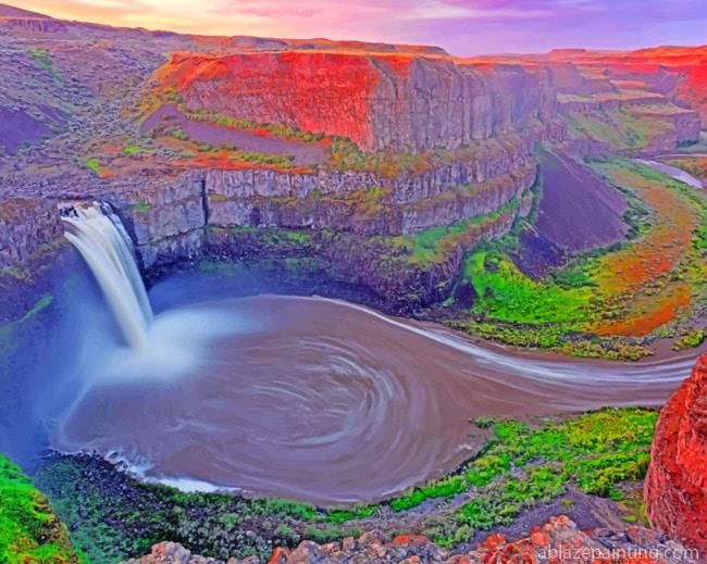 Palouse Falls Landscapes Paint By Numbers.jpg
