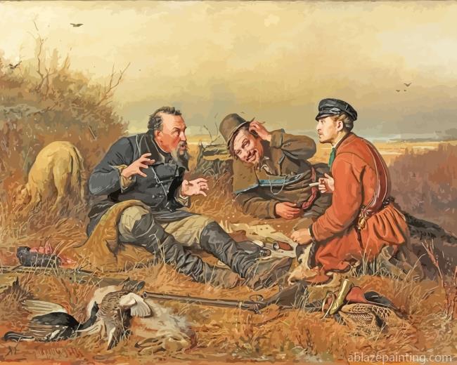 The Hunters At Rest Paint By Numbers.jpg