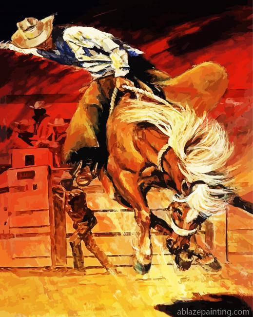 Abstract Rodeo Player Paint By Numbers.jpg