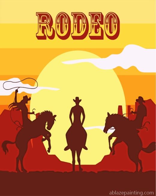 Cowboys Rodeos Poster Paint By Numbers.jpg