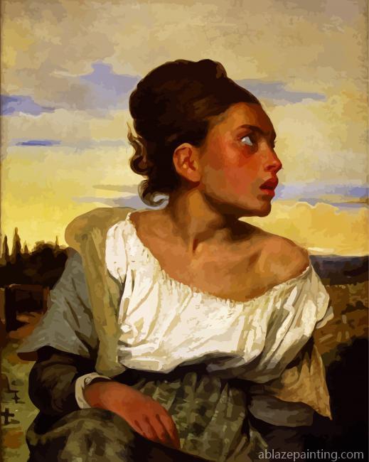 Orphan Girl At The Cemetery Paint By Numbers.jpg