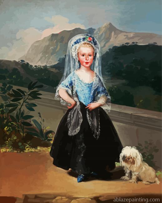 Little Girl With Havanese Paint By Numbers.jpg