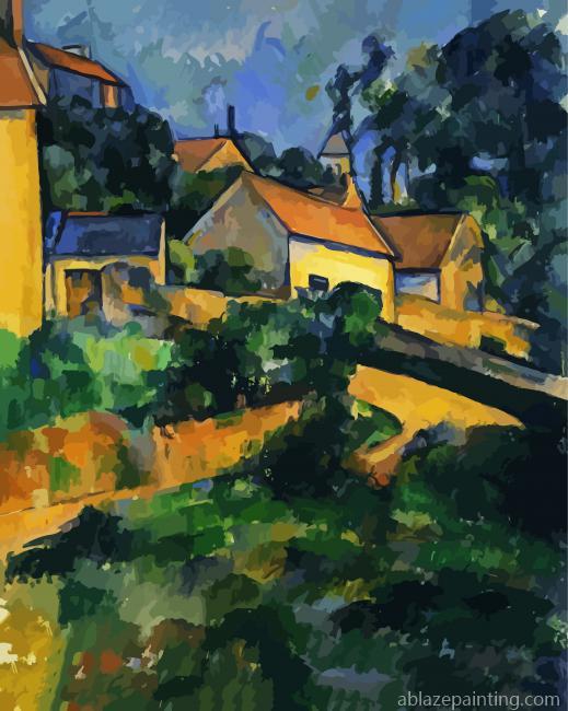 Turning Road At Montgeroult Paint By Numbers.jpg