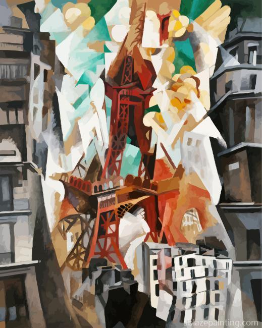 Champs De Mars The Red Tower Paint By Numbers.jpg