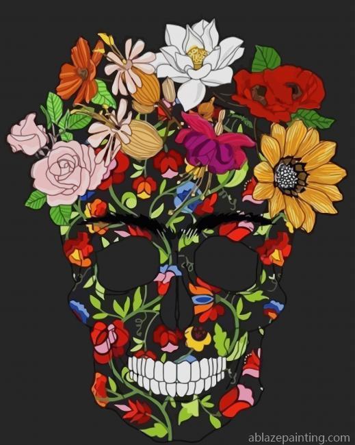 Skull Flowers New Paint By Numbers.jpg