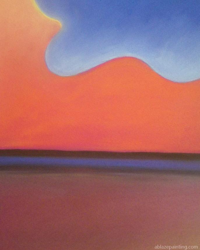 Beautiful Sunset Abstract Paint By Numbers.jpg