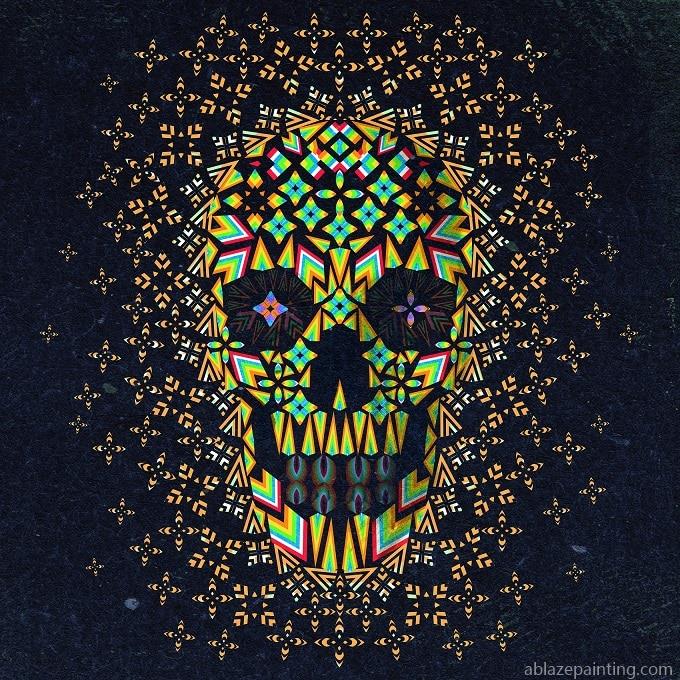 Mandala Sugar Skull Abstract Paint By Numbers.jpg